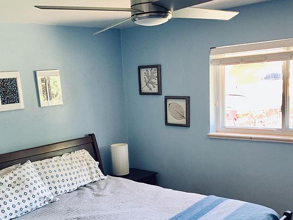 Spacious master bedroom. Easily fits king size bed!