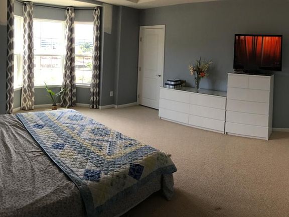 Master Bedroom with Bay windows