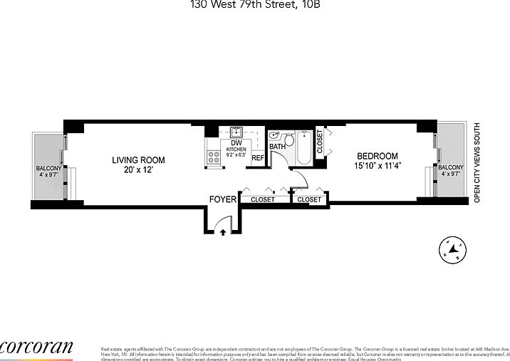 2nd image of 130 W 70th St #6B