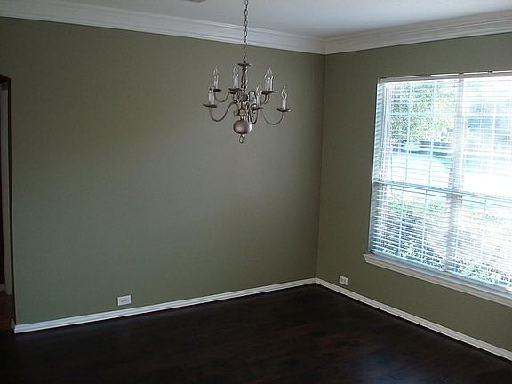 Dining room. Wood floors added last year.