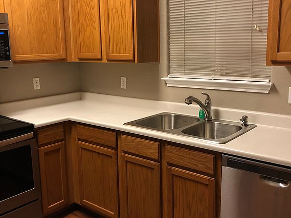 Kitchen with all stainless appliances