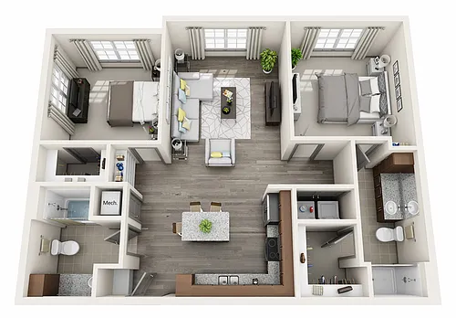 Floor plan B7