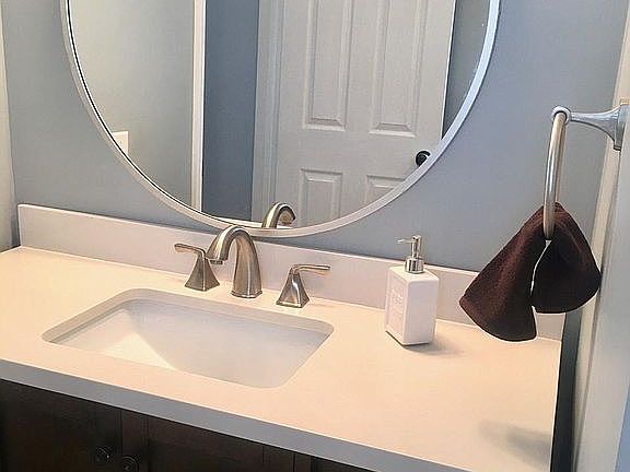 Redone master bathroom 