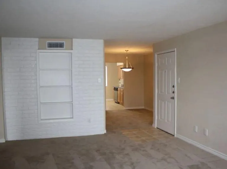 Built in bookshelves in select units