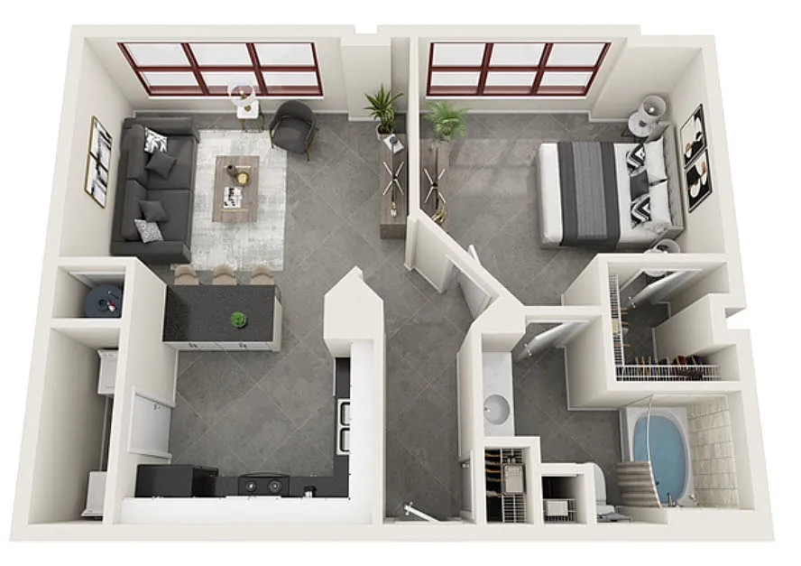 Floor plan A1A