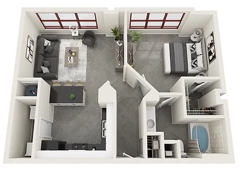 Floor plan A1A
