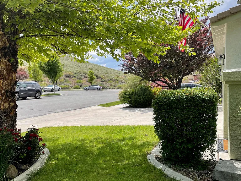 Taken from front yard showing cul-de-sac and street