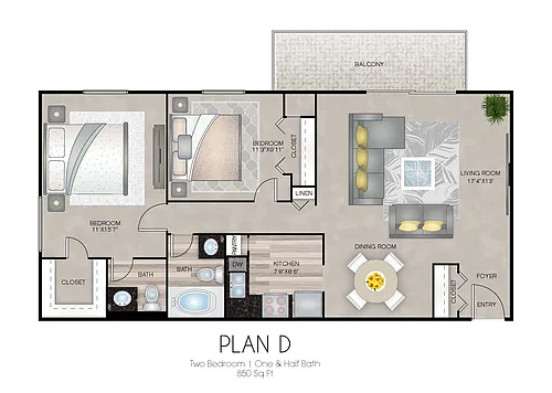 Floor plan D