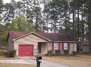 Front lawn when we first bought it