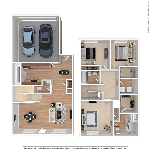 Floor plan 3 Bedroom - C4