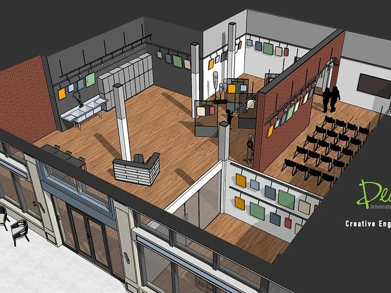 Decatur's Creative Engagement Center on the ground floor
