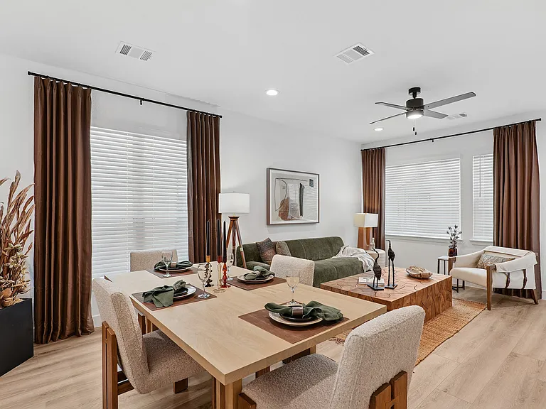 Ellery Lane Apartments Dining and Living Area