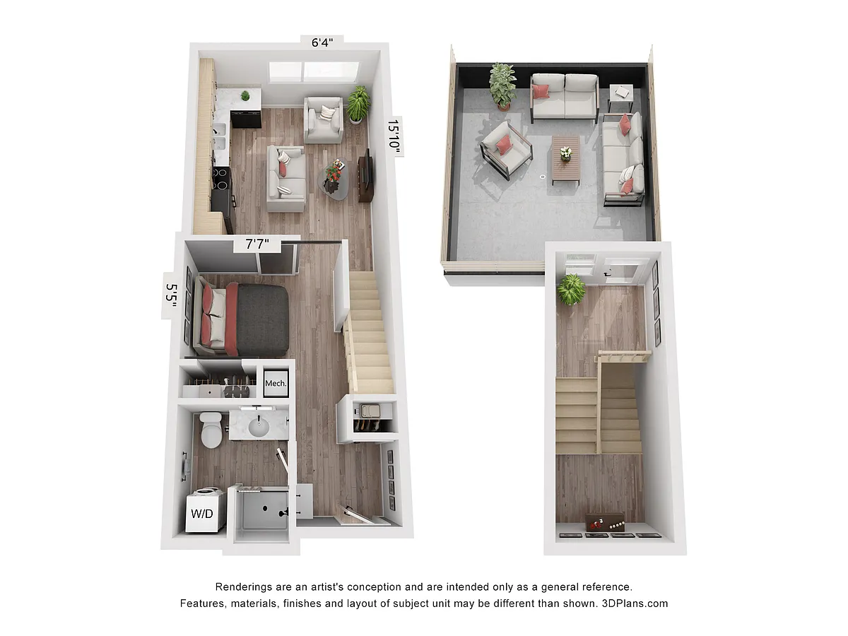 Floor plan Ruby Penthouse