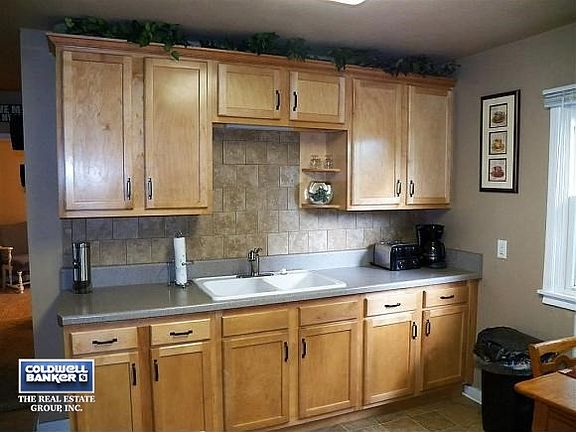 updated maple cabinets