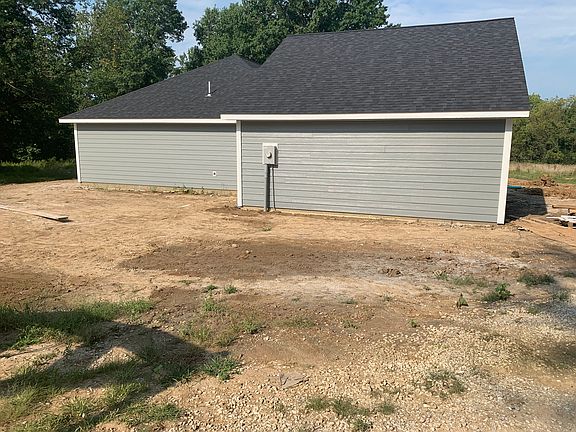 East side of the house