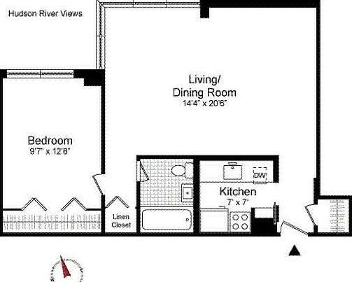 2nd image of 61 Jane St APT 15A