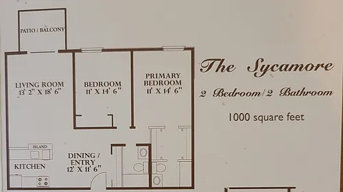 Floor plan Sycamore