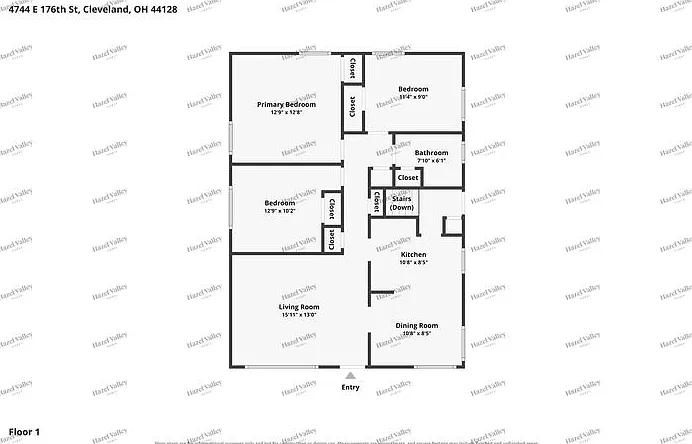 3 bed, 1.0 bath, 1064 sqft, $1,295 — Photo 3
