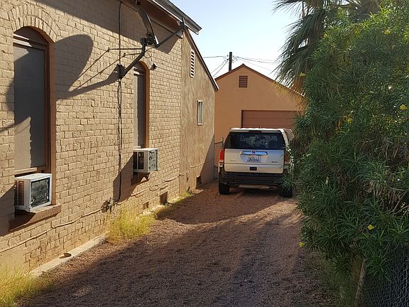 Driveway and garage