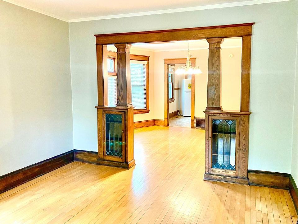 Living room with built-ins
