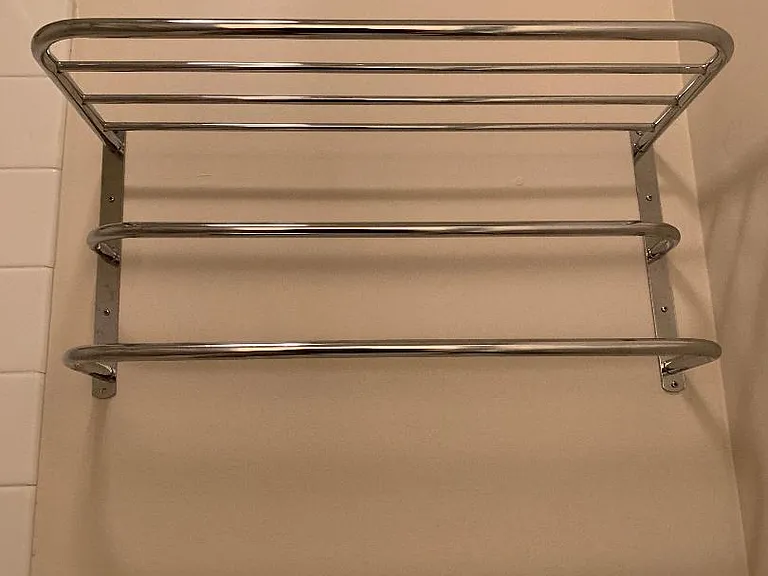 newly added towel rack
