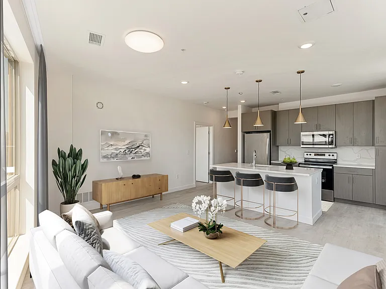 Living Room and Kitchen