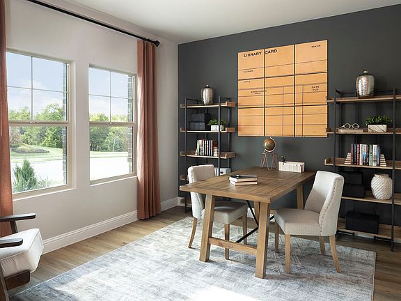 Create your own home office in the front of the house