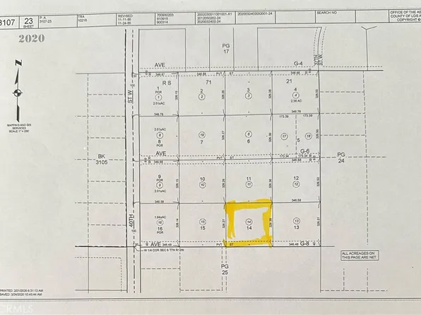 0 W Avenue G8 Lot 14, Lancaster, CA 93536