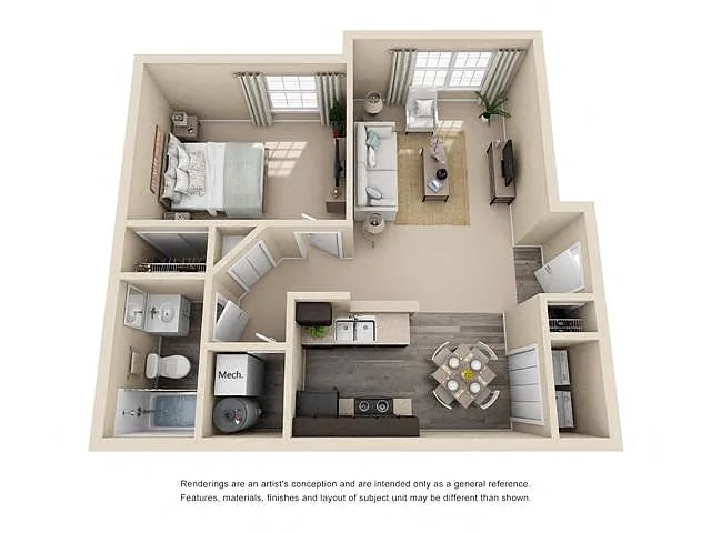 Floor plan 1C