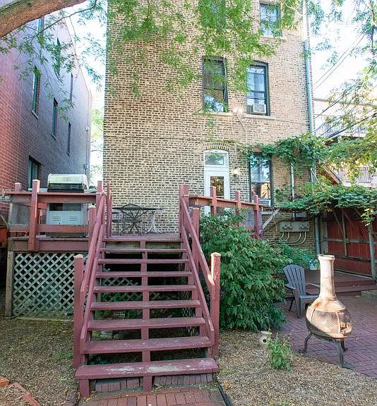 back of building from garden.