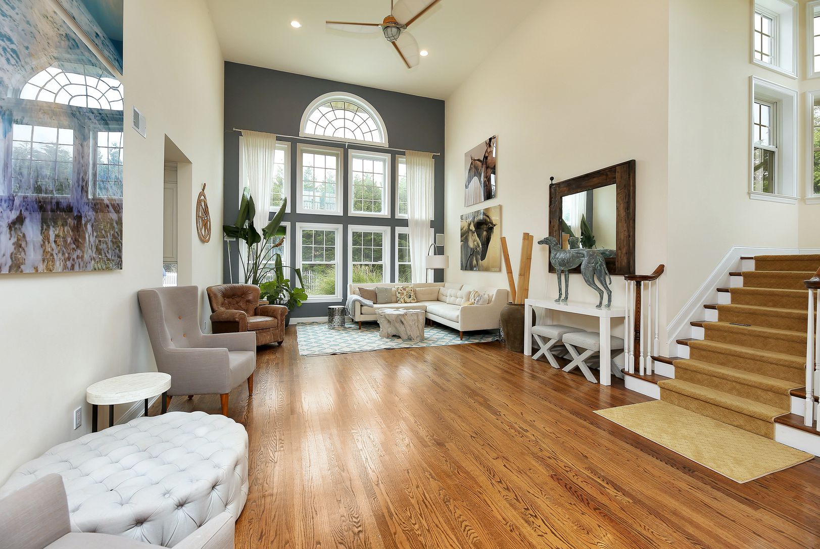  Sun Filled, Open and Spacious Living Room
