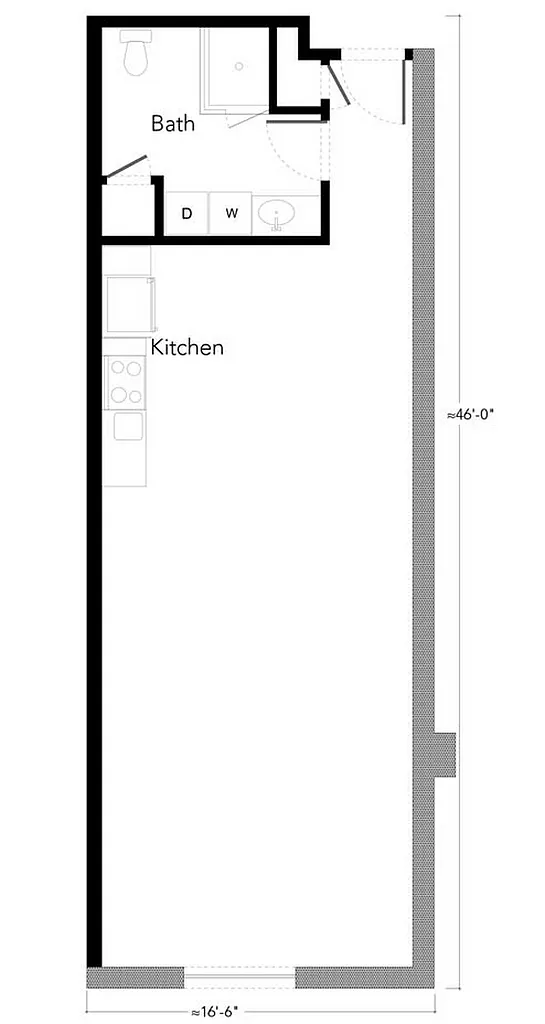 Floor plan Gym A