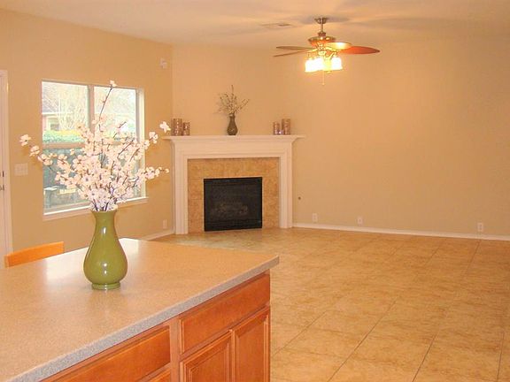 The open concept kitchen is ideal for families of all sizes! The gas log fireplace is perfect for winter weather, or just for ambiance.