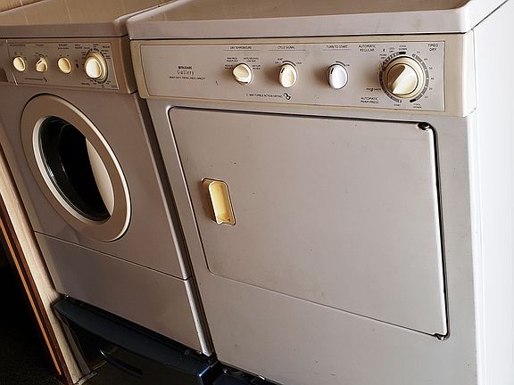 washer and dryer