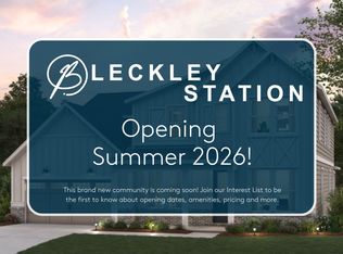 Homes Available Soon, Bleckley Station, Ball Ground, GA 30107