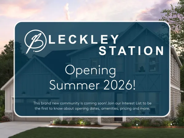 Homes Available Soon, Bleckley Station