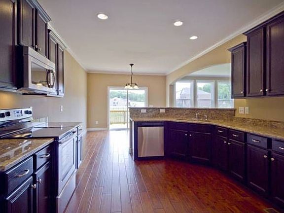 Kitchen with granite