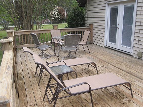 View of side deck