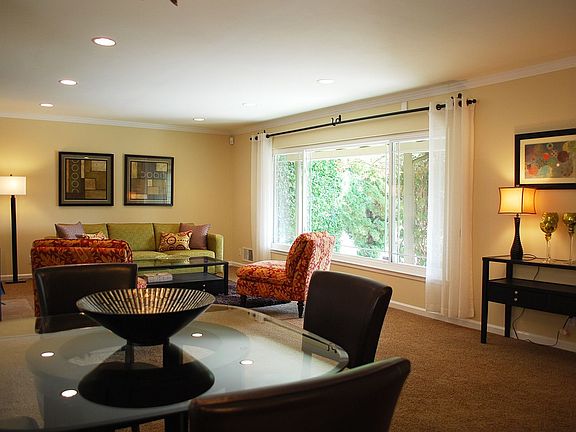 Upon entering, one will appreciate the openness of the living and dining areas.