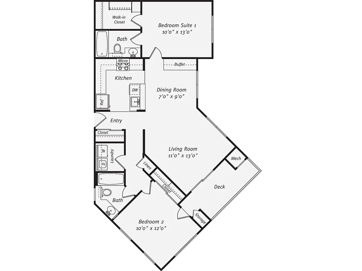 Floor plan B1G