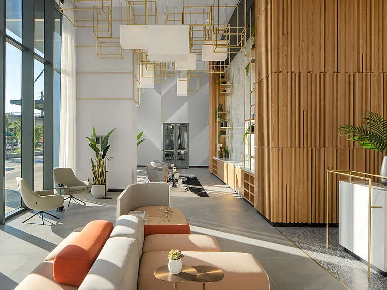 Step into sophistication with our elegantly designed lobby lounge