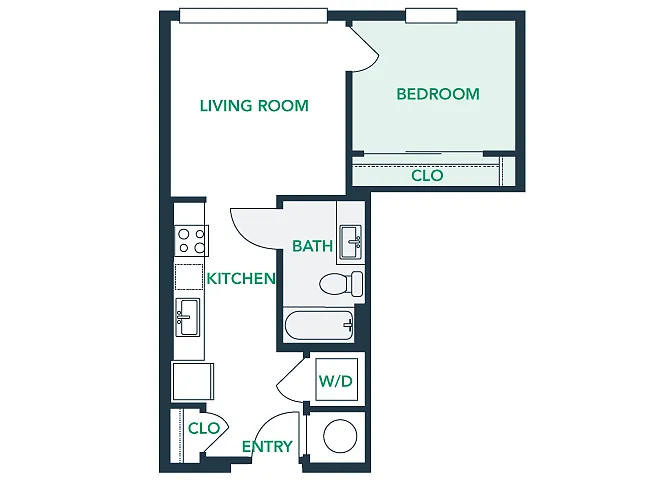 Floor plan A101