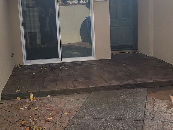 Inside courtyard and front door.