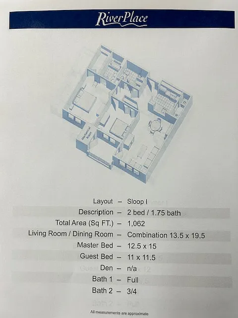 Floor plan Sloop