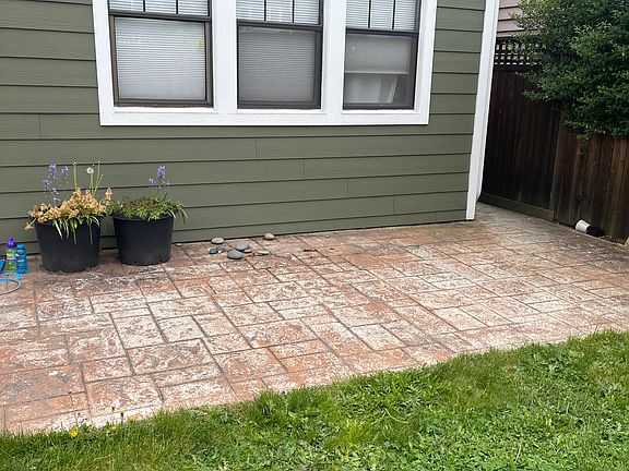 Exterior front patio