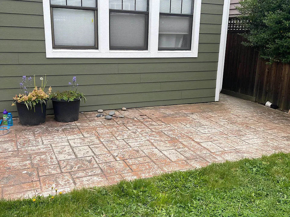 Exterior front patio
