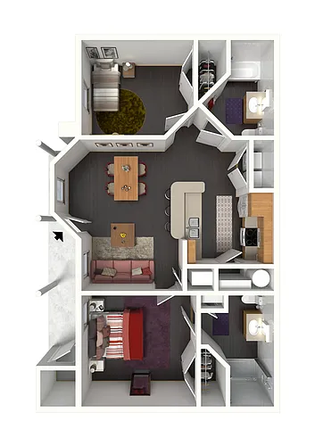 Floor plan B-1
