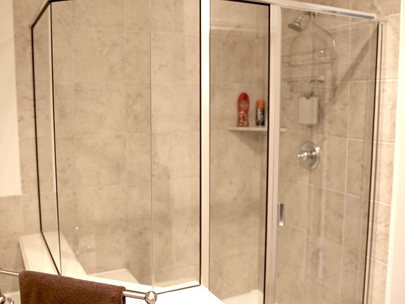 Master shower