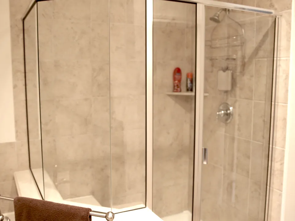 Master shower