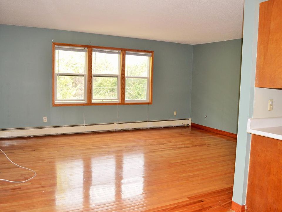Hardwood floors in living room